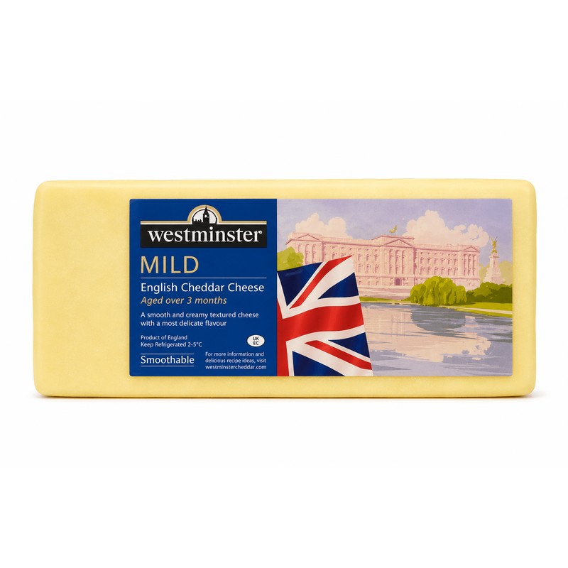Westminister British Cheddar Cheese White Colour 1 kg
