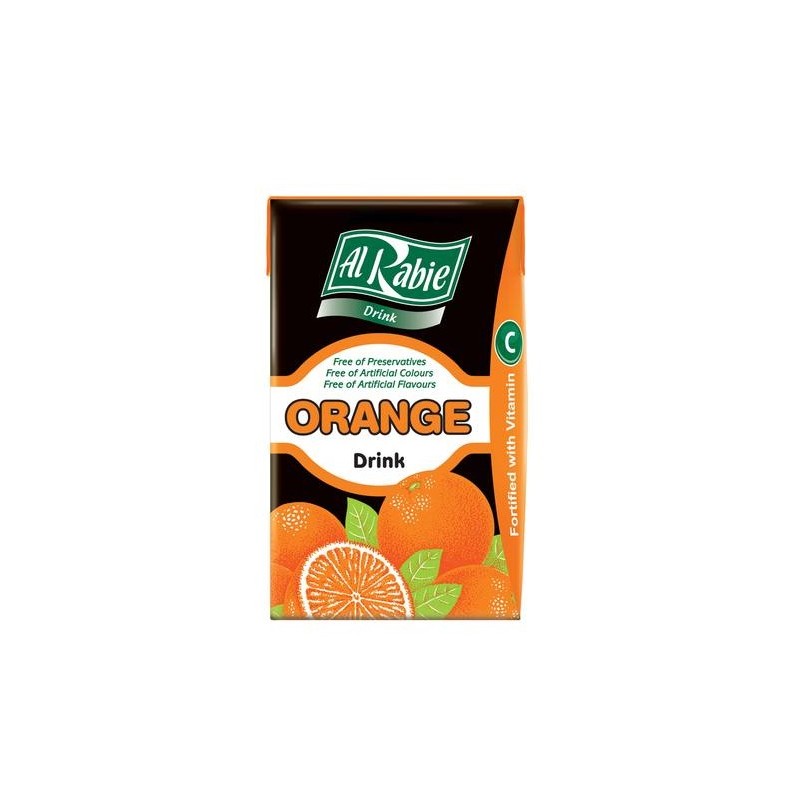 Al Rabie Orange Juice 250 ml × 30 - Carton