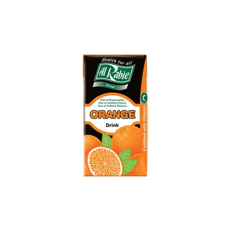 Al Rabie Orange Juice 125 ml × 18 - Carton