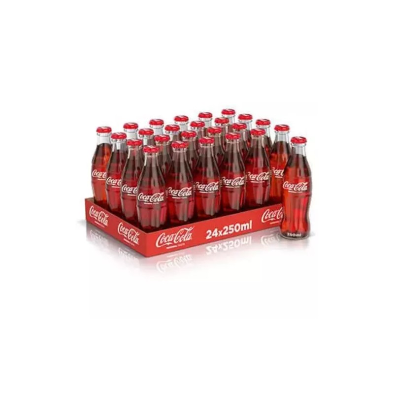 Coca Cola Glass 250 ml × 24 - Carton