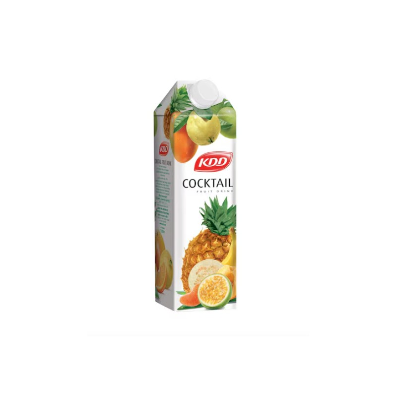 KDD Cocktail Fruit Drink 1 L × 12 - Carton