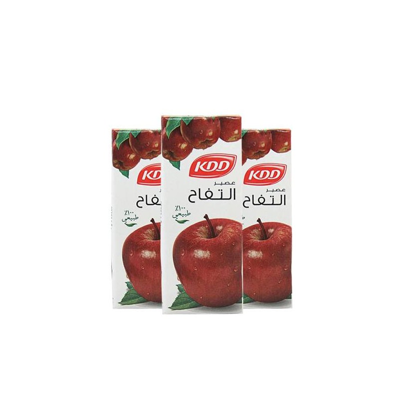 KDD Apple Juice 180 ml × 24 - Carton