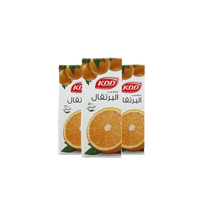 KDD Orange Juice 180 ml × 24 - Carton
