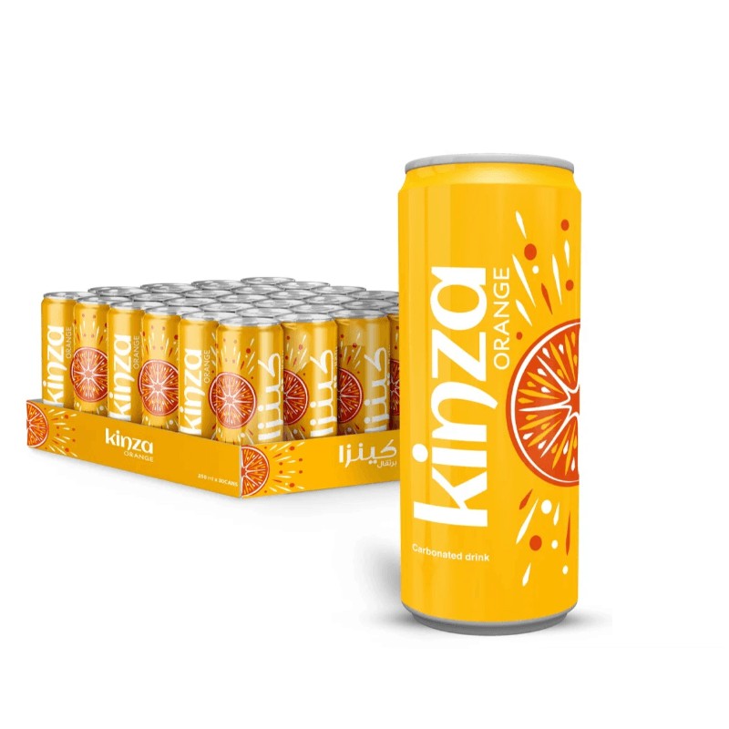 Kinza Orange 250 ml × 30 - Carton