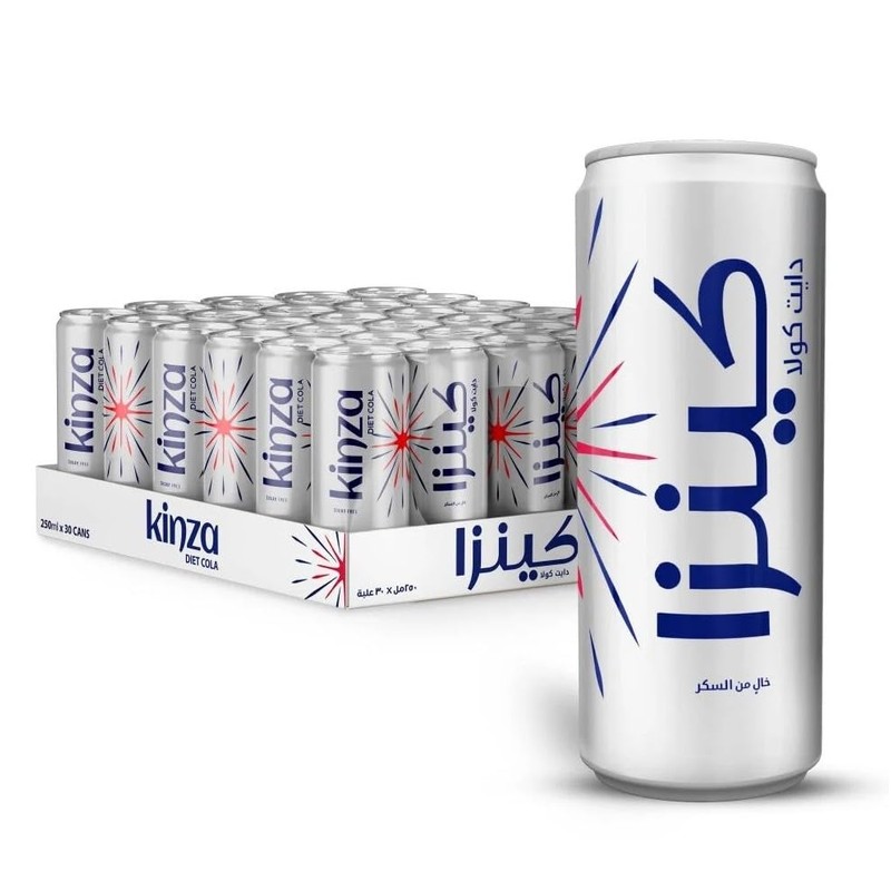 Kinza Diet Cola 250 ml × 30 - Carton