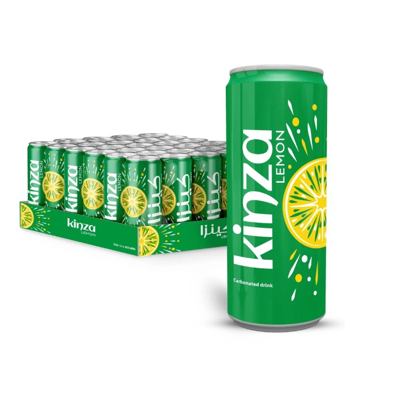 Kinza Lemon 250 ml × 30 - Carton