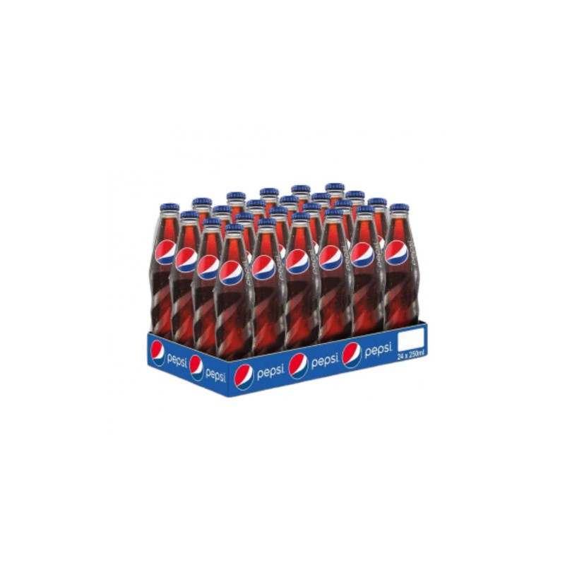 Pepsi Glass 250 ml × 24 - Carton