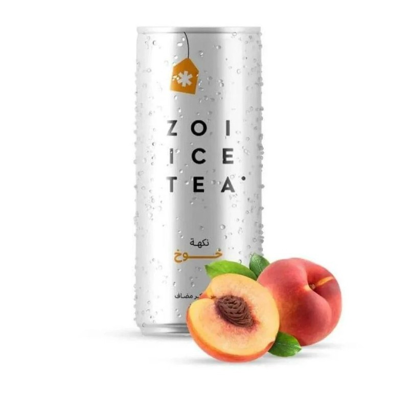 Zoi Ice Tea Peach 320 ml × 24 - Carton