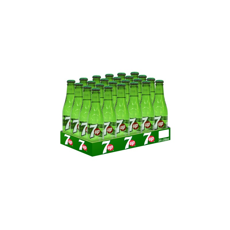 7Up Glass 250 ml × 24 - Carton