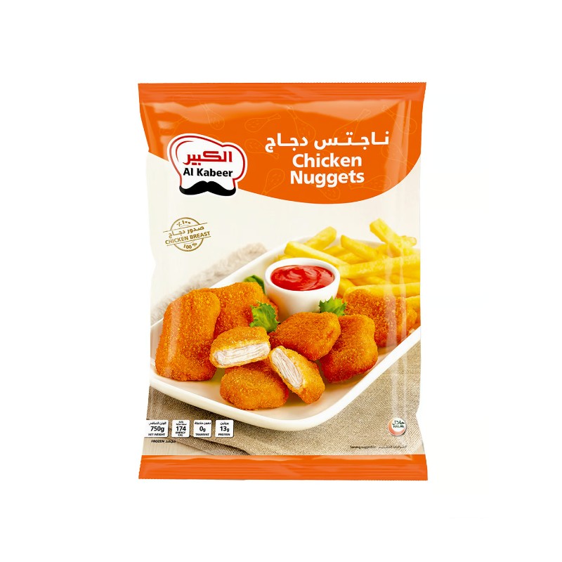 AL Kabeer Chicken Nuggets 750 gm × 8 - Carton