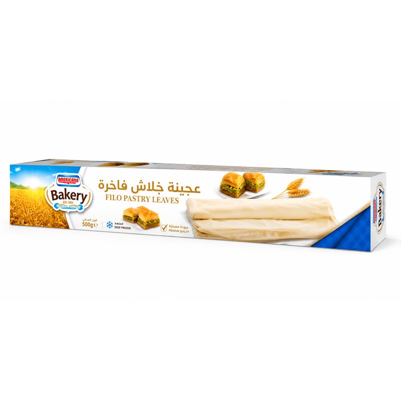 Americana Gulash Fillo Pastry Leaves 500 gm × 12 - Carton