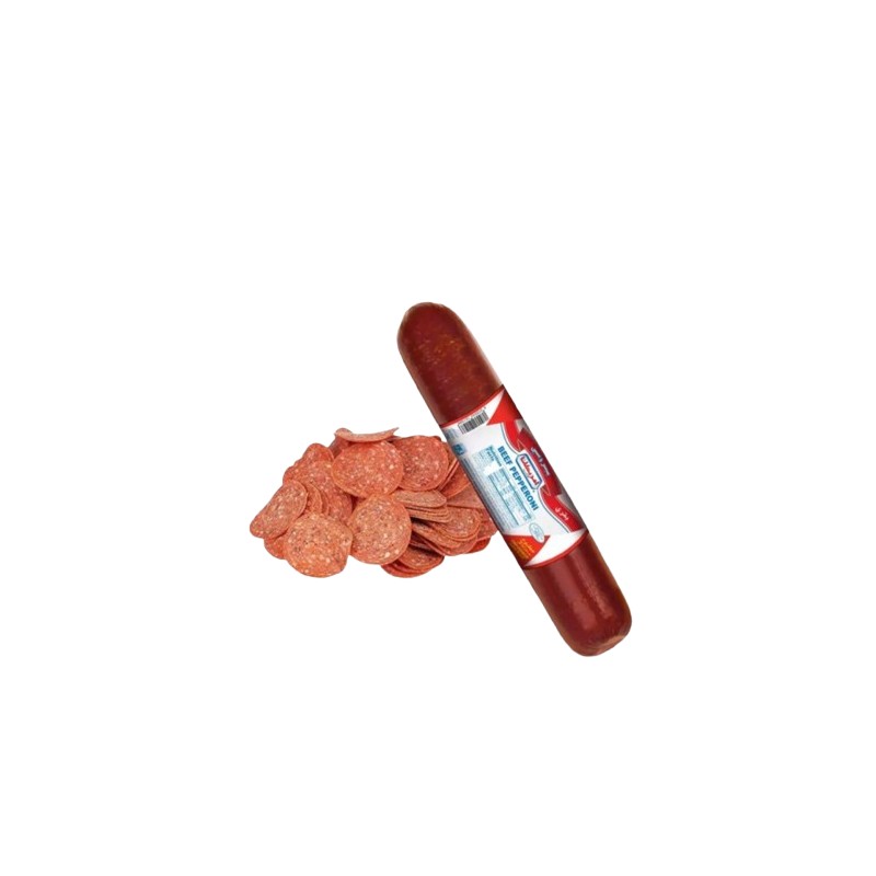 Americana Sliced Beef Pepperoni Pre Cooked 1.200 kg × 10 - Carton
