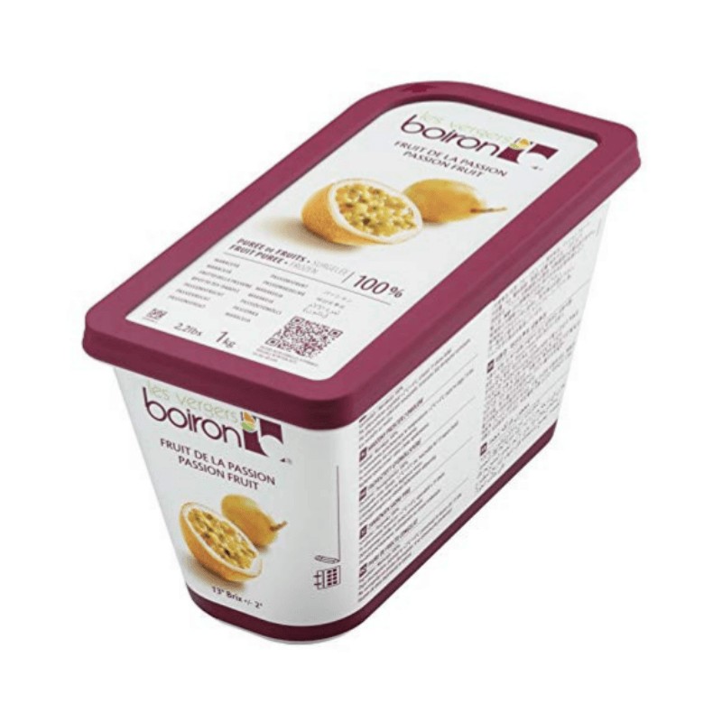 Boiron Frozen Passion Fruit Puree 1 kg × 6 - Carton
