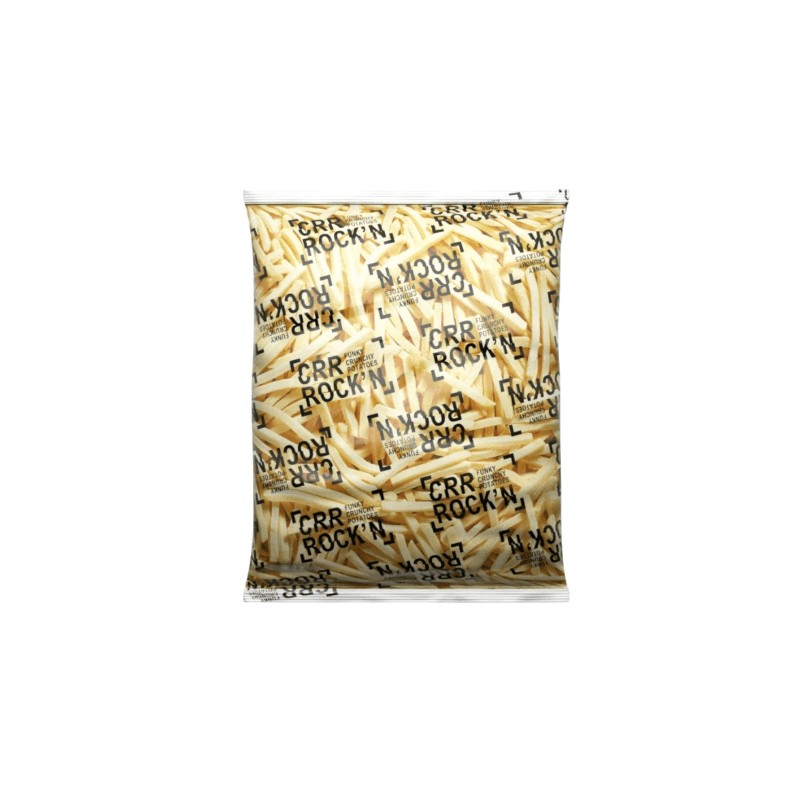 CRR Rockn Super Crispy Skin on Straight Cut Fries size 10 - 2.5 kg × 4 - Carton
