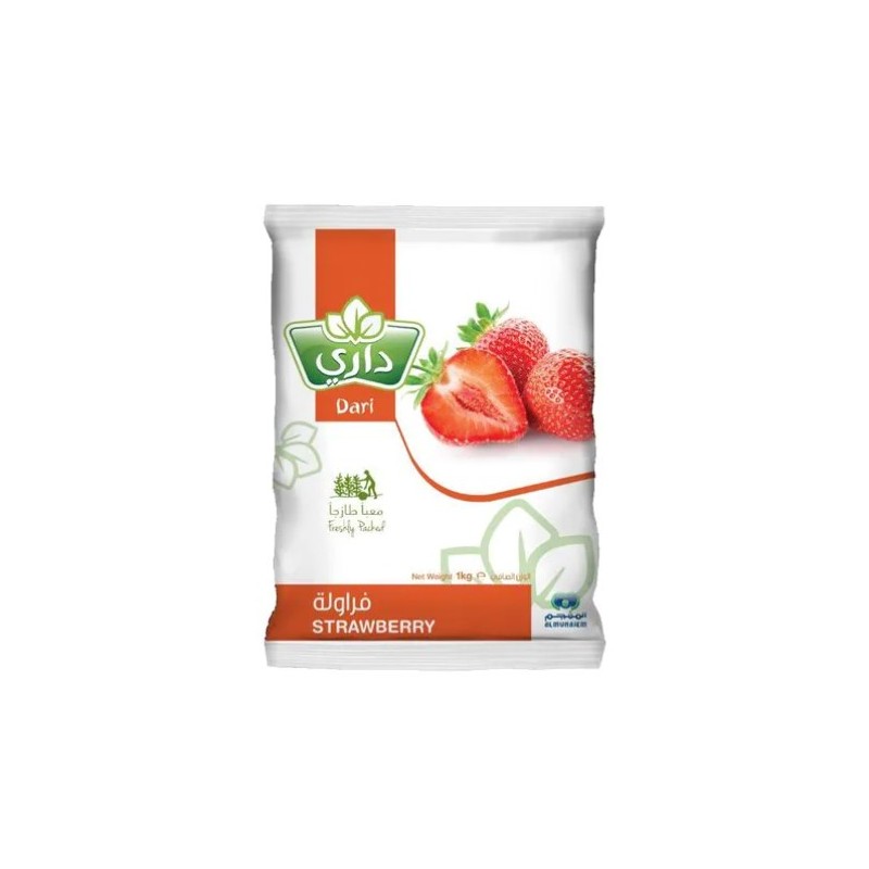 Dari Frozen Strawberry 1 kg × 8 - Carton