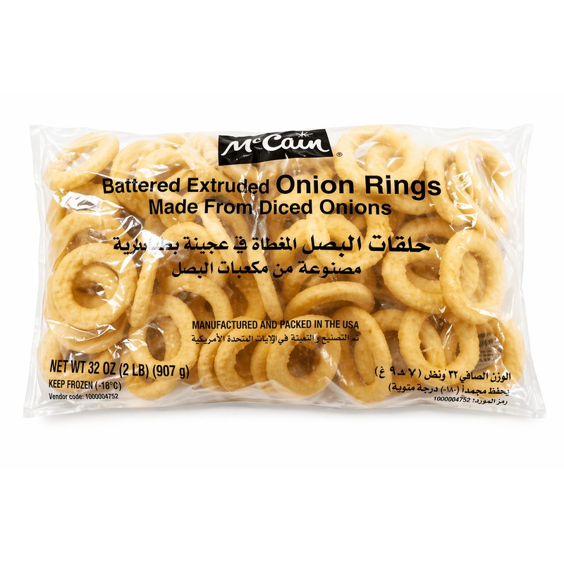 McCain Onion Rings 907 gm × 8 - Carton