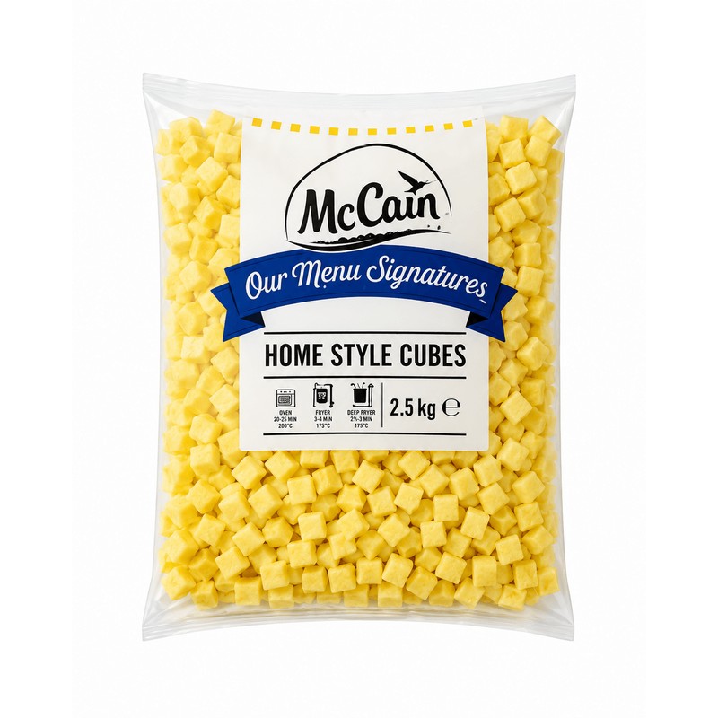 McCain Fries Cubes 2.5 kg × 5 Carton