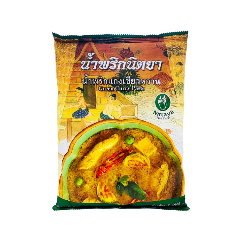 Nittaya Thai Green Curry Paste 1 kg