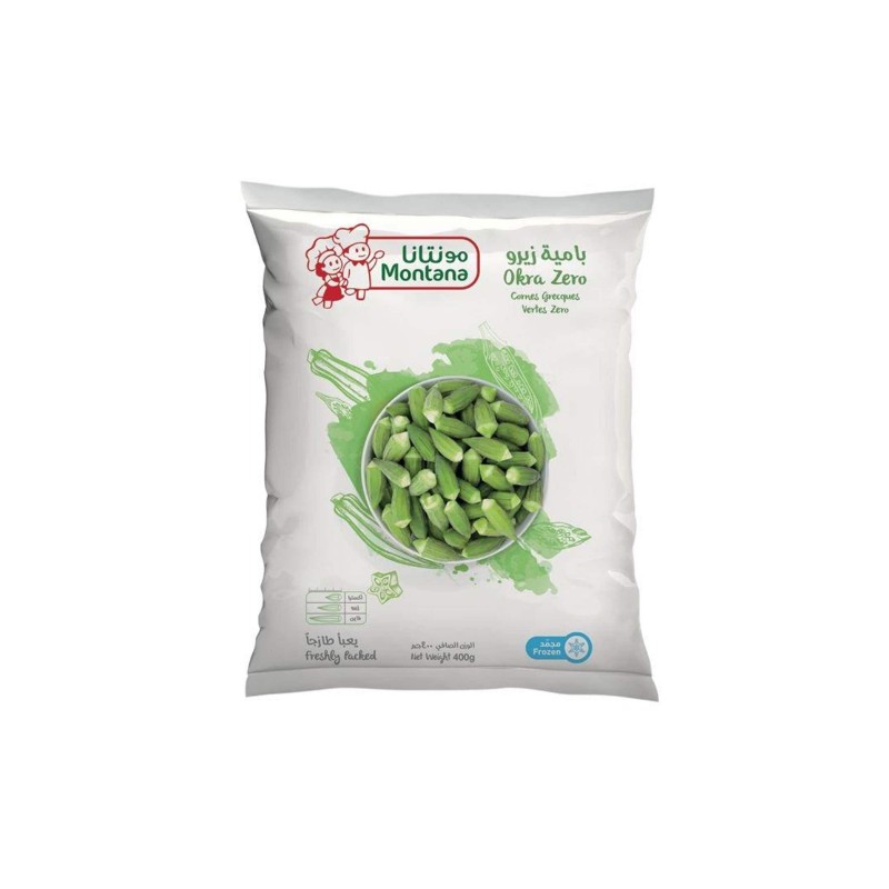 Montana Frozen Okra Zero 400 gm × 20 - Carton