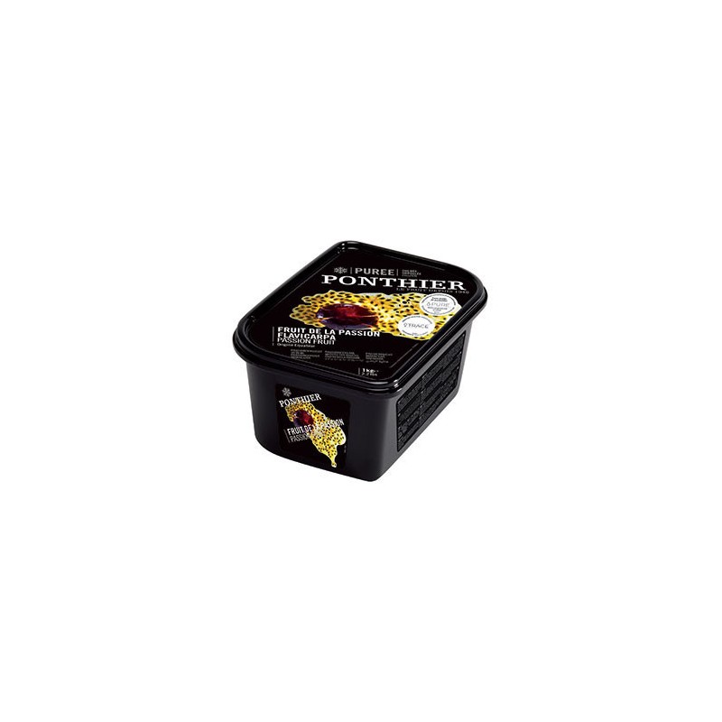 Ponthier Frozen Passion Fruit Puree 1 kg × 6 - Carton