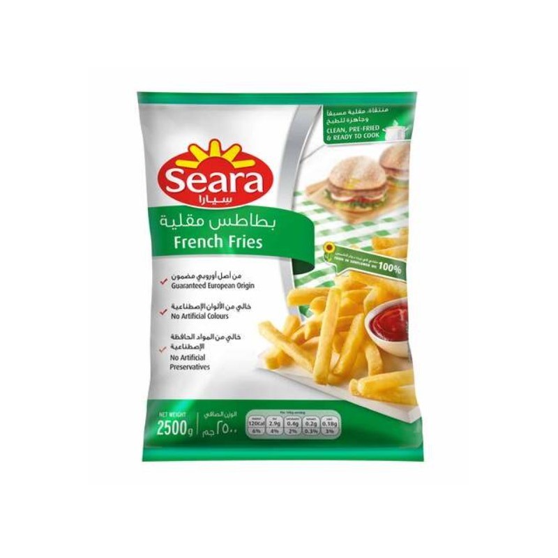 Seara French Fries 2.5 kg × 4 - Carton