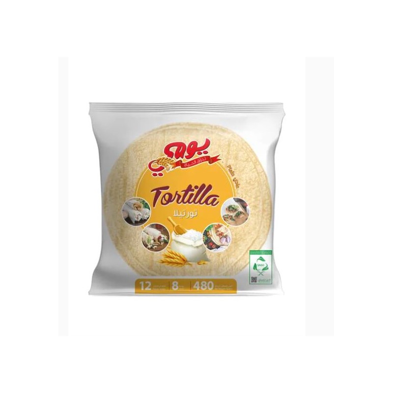 Yaumi Plain Tortilla 432 × 12 pcs × 15 - Carton
