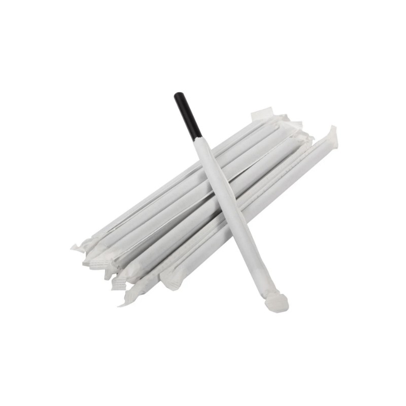 Emdad Black Straw Wrapped 6 mm × 5000 pcs - Carton