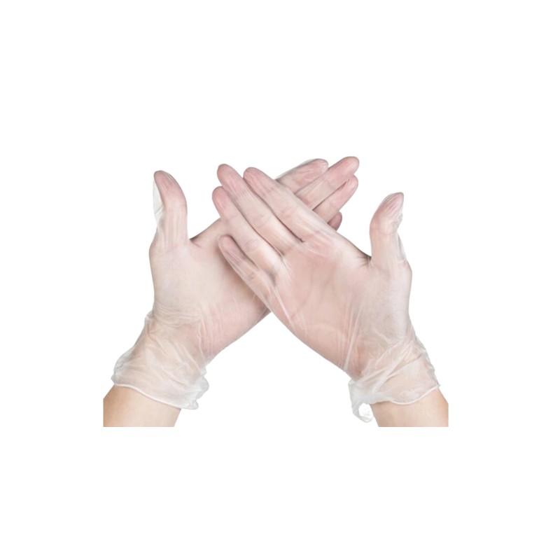 SM Disposable Vinyl Gloves Powder Free Size M - 100 Gloves × 10 Packs - Carton