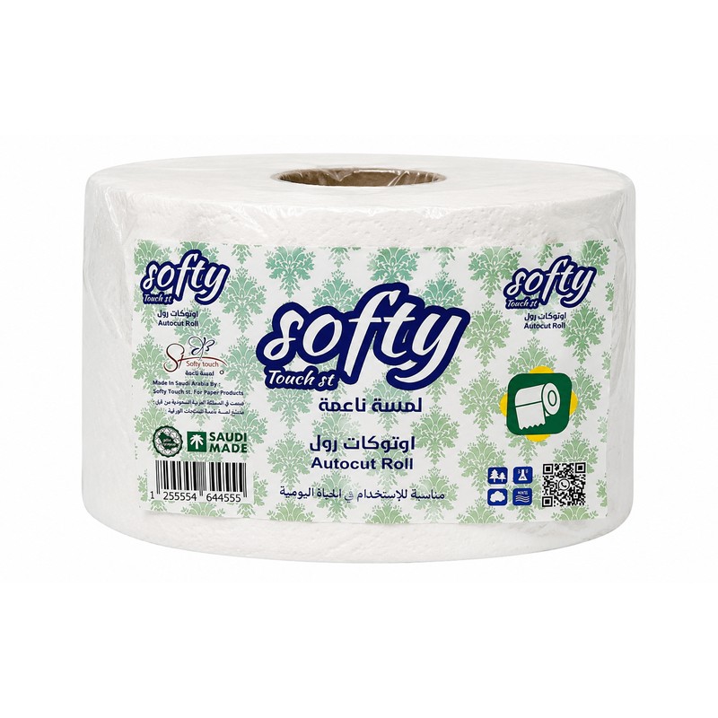Softy Touch Autocut Tissues Rolls 150 m × 6 Roll - Carton
